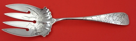 Fish Serving Fork AS w/ Brite-cut tines 8 1/8